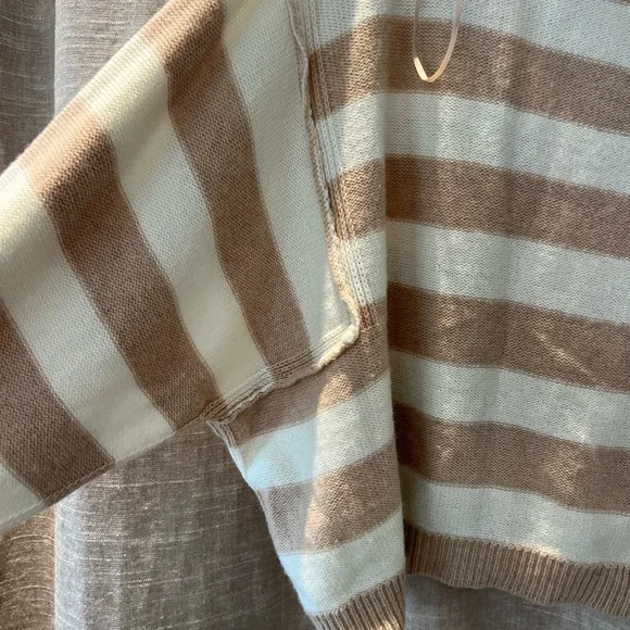 We The Free Tan and Cream Knit Sweater - Picture 3 of 8